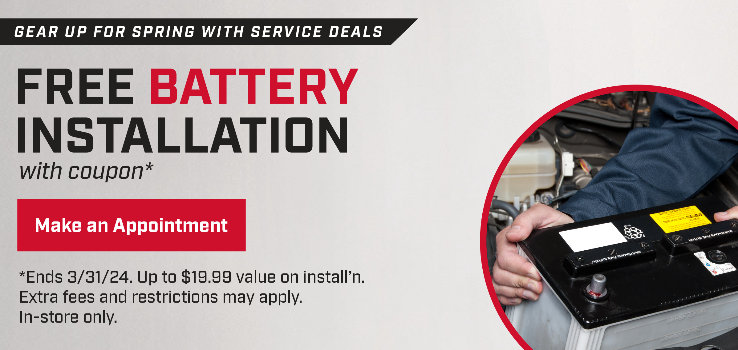 Save on Battery Install