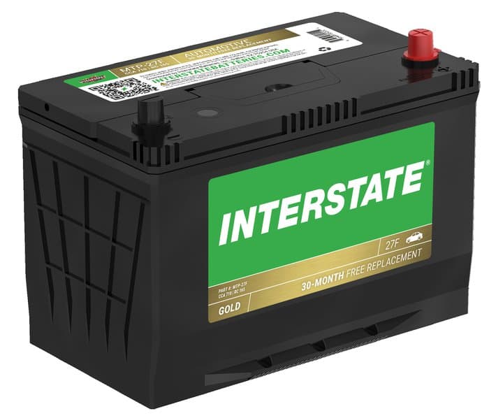 Interstate Batteries Flooded Battery, Group Size 27F, 710CCA