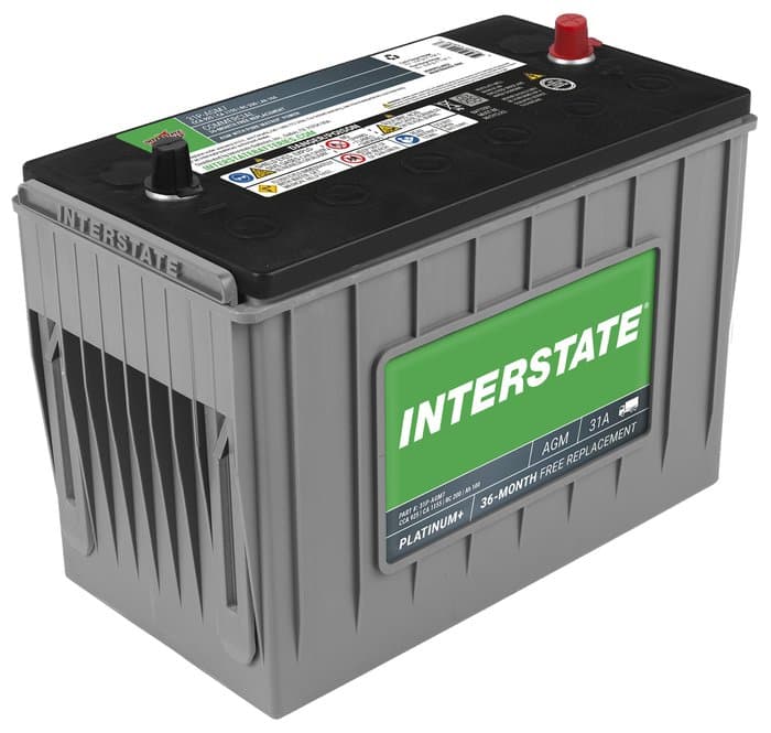Interstate Batteries AGM7 Battery, Group Size 31P, 925 CCA
