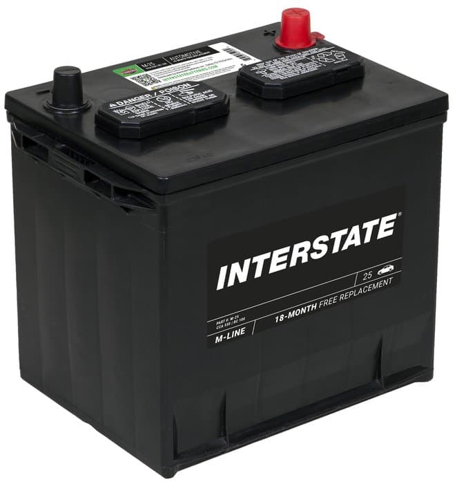 Interstate Batteries Flooded Battery, Group Size 25, 550CCA