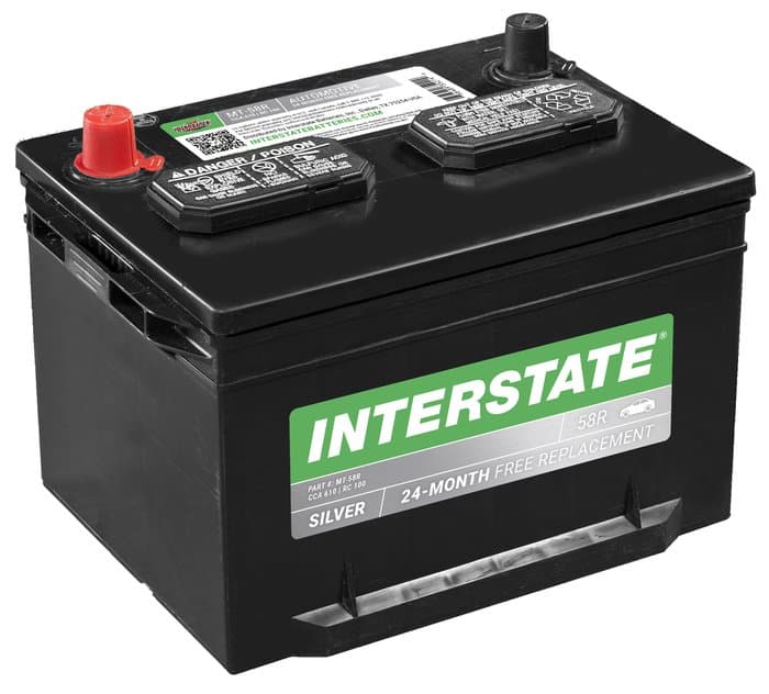 Interstate Batteries Flooded Battery, Group Size 58R, 610CCA
