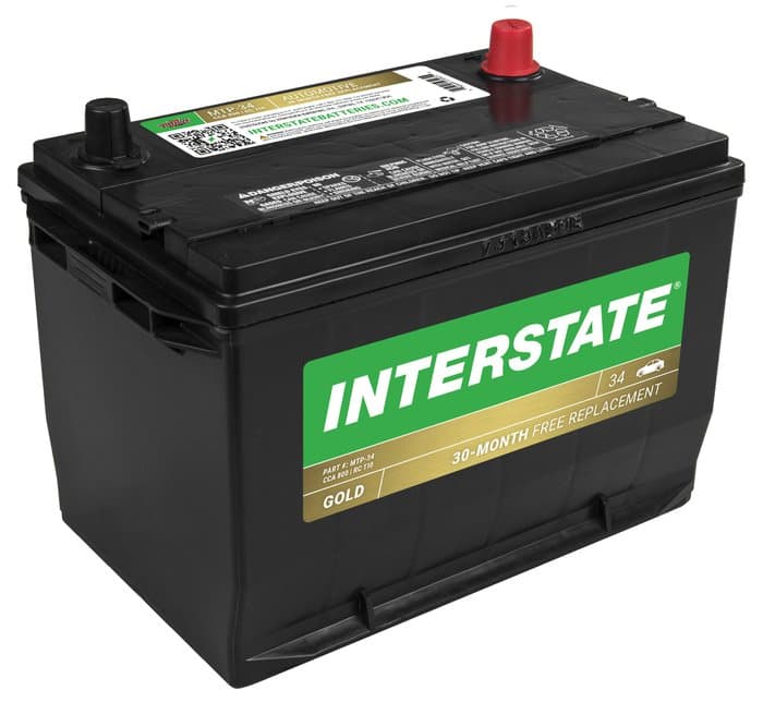 Interstate Batteries Flooded Battery, Group Size 34, 800CCA