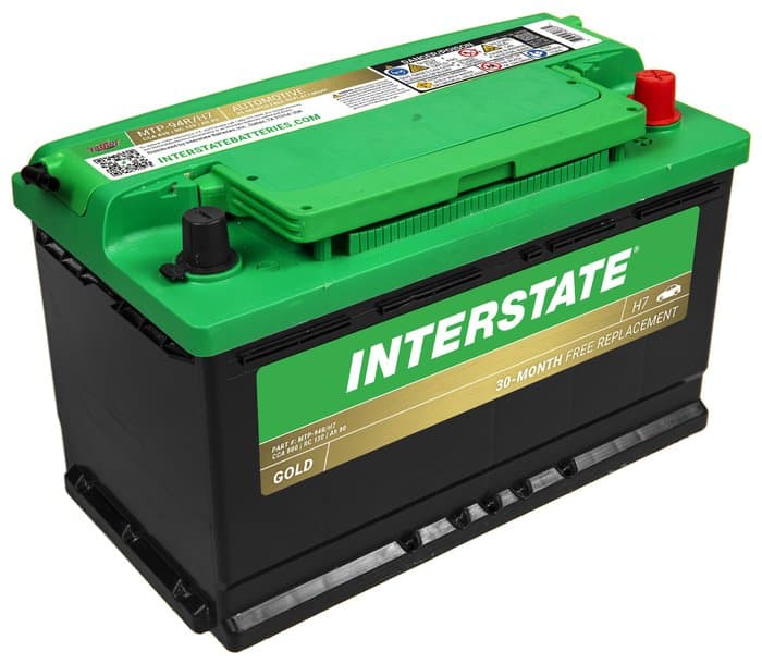 Interstate Batteries Flooded Battery, Group Size 94R/H7, 800CCA