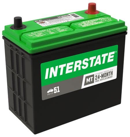 Interstate Batteries Flooded Battery, Group Size 51, 500CCA