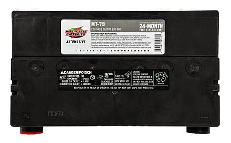 Interstate Batteries Flooded Battery, Group Size 79, 840CCA