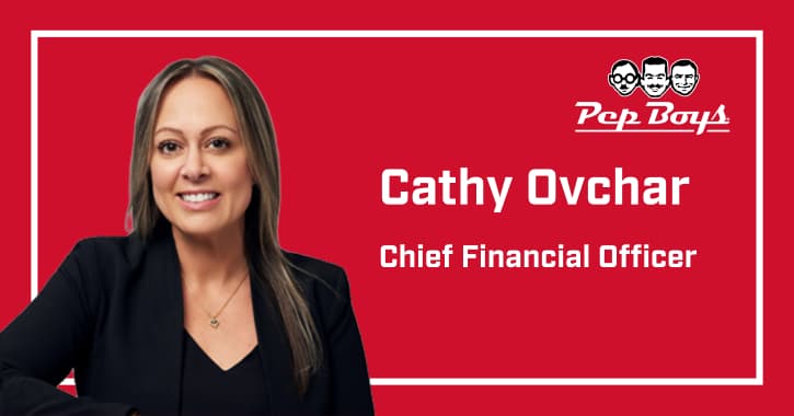 Newsroom: Pep Boys Appoints Cathy Ovchar As Chief Financial Officer
