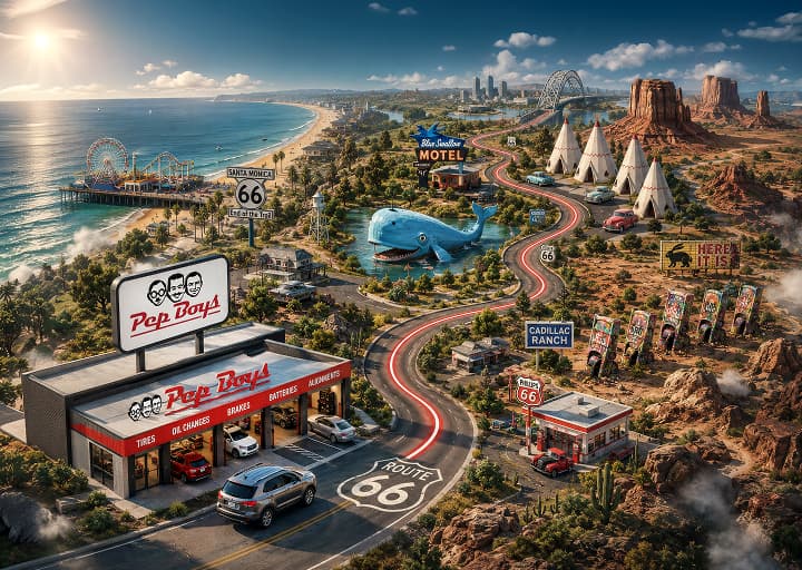 Route 66 Map