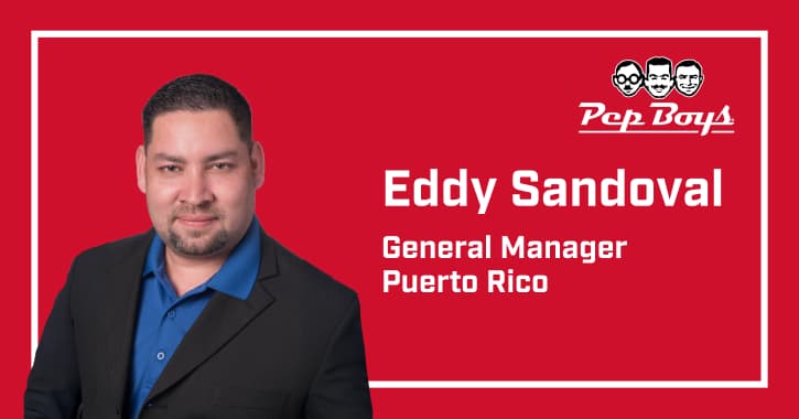 Pep Boys Names Eddy Sandoval as General Manager of Puerto Rico