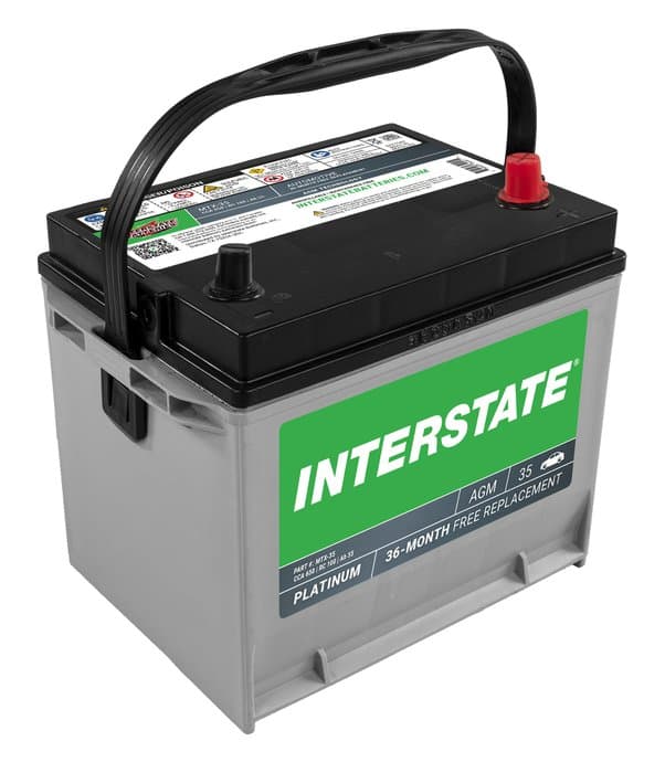 Interstate Batteries AGM Battery, Group Size 35, 650CCA