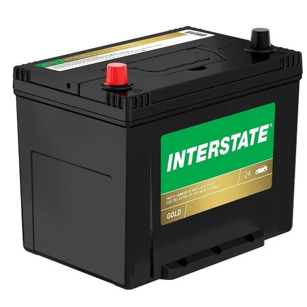 Interstate Batteries Flooded Battery, Group Size 24, 750CCA
