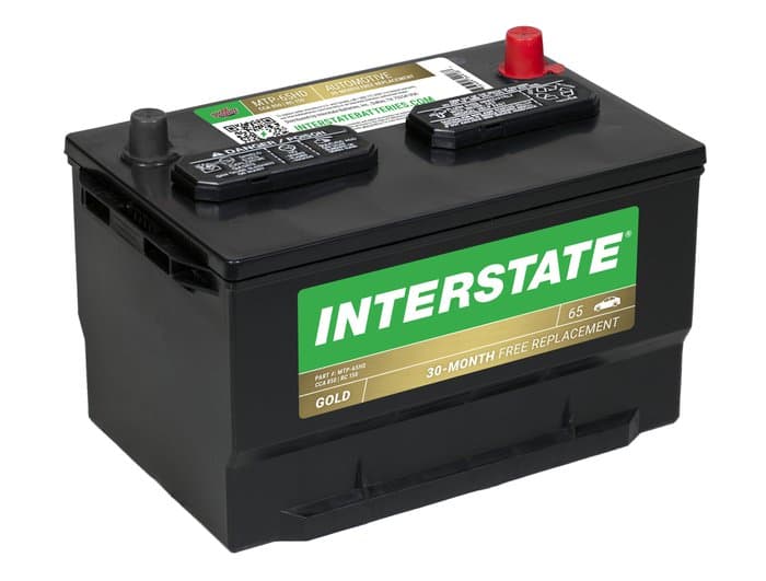 Interstate Batteries Flooded Battery, Group Size 65, 850CCA