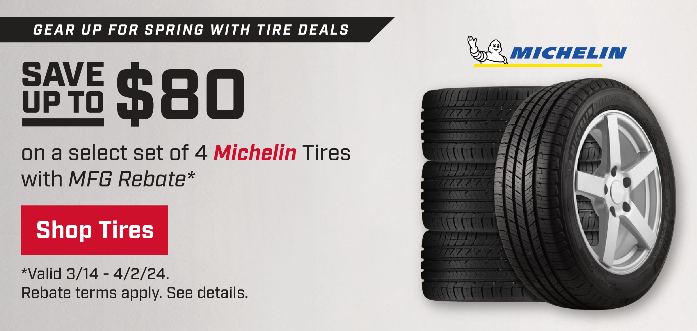 Michelin online tire deals