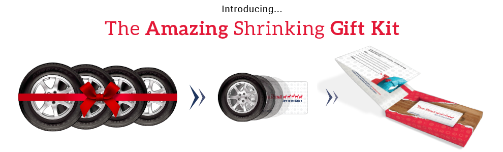 Introducing the amazing shrinking gift kit Introducing the amazing shrinking gift kit