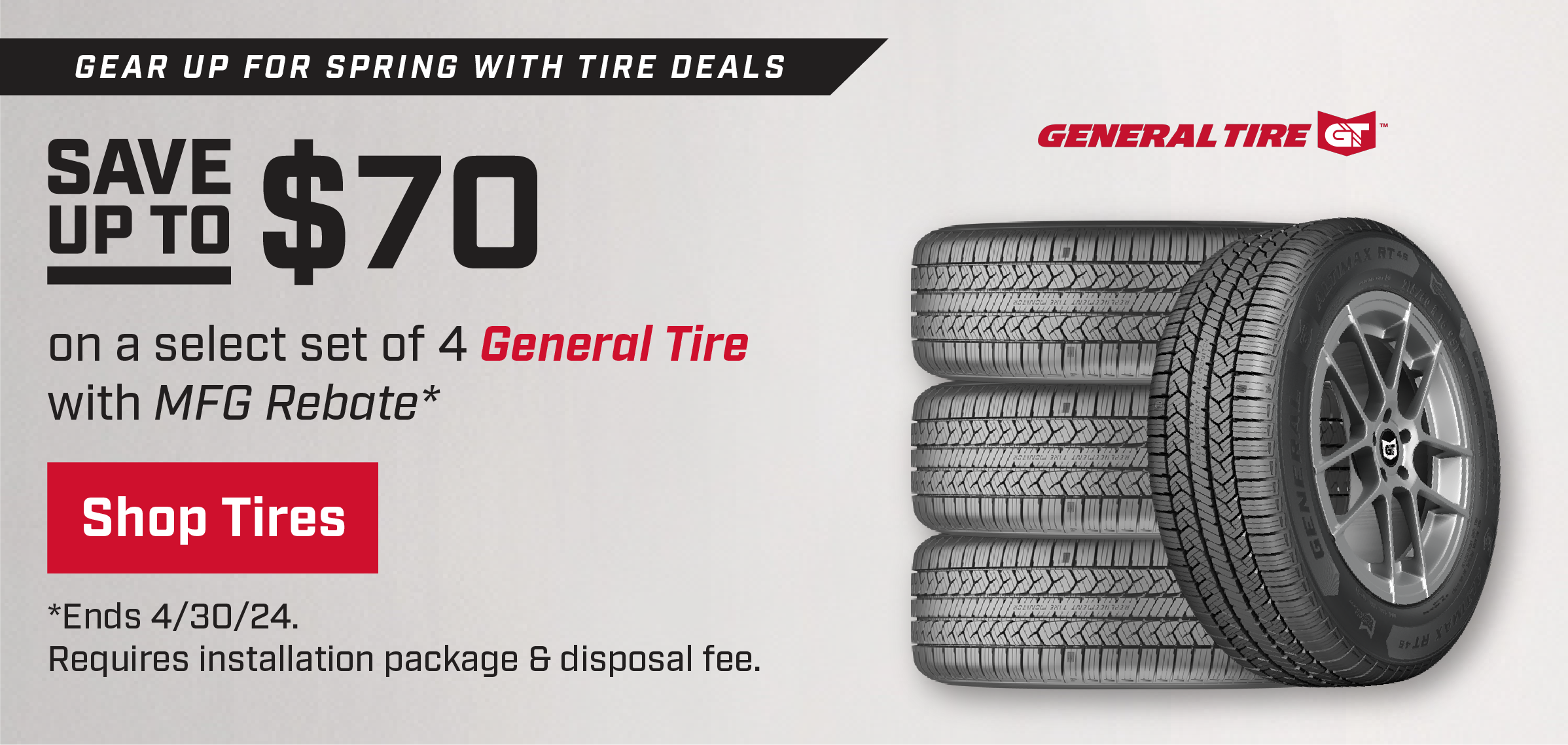Save on General Tires