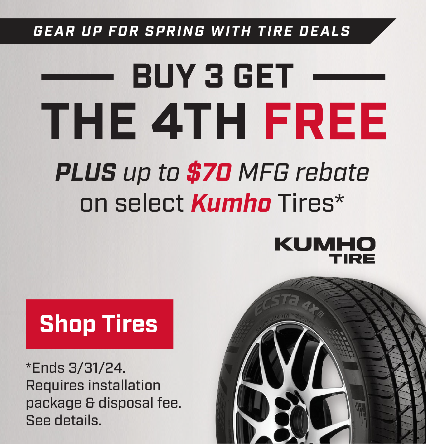 Tire Shop Near Me New Tires for Cars Trucks and SUVs